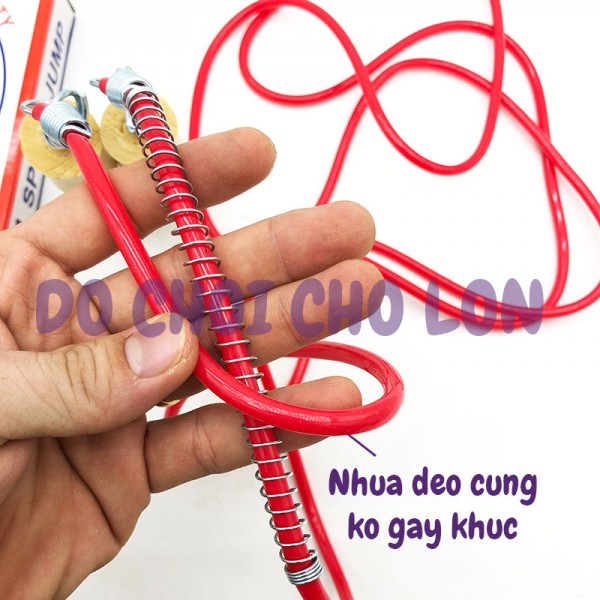 Dây nhảy tập thể dục loại sịn, dây nhảy thể thao rèn thể chất thể lực chống đứt gay an toàn