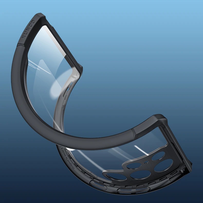 Ốp Lưng Chống Sốc Chính Hãng XUNDD Cho Samsung Galaxy S22 Ultra Viền Màu Lưng Trong Suốt Không Ố Vàng - Hàng Chính Hãng