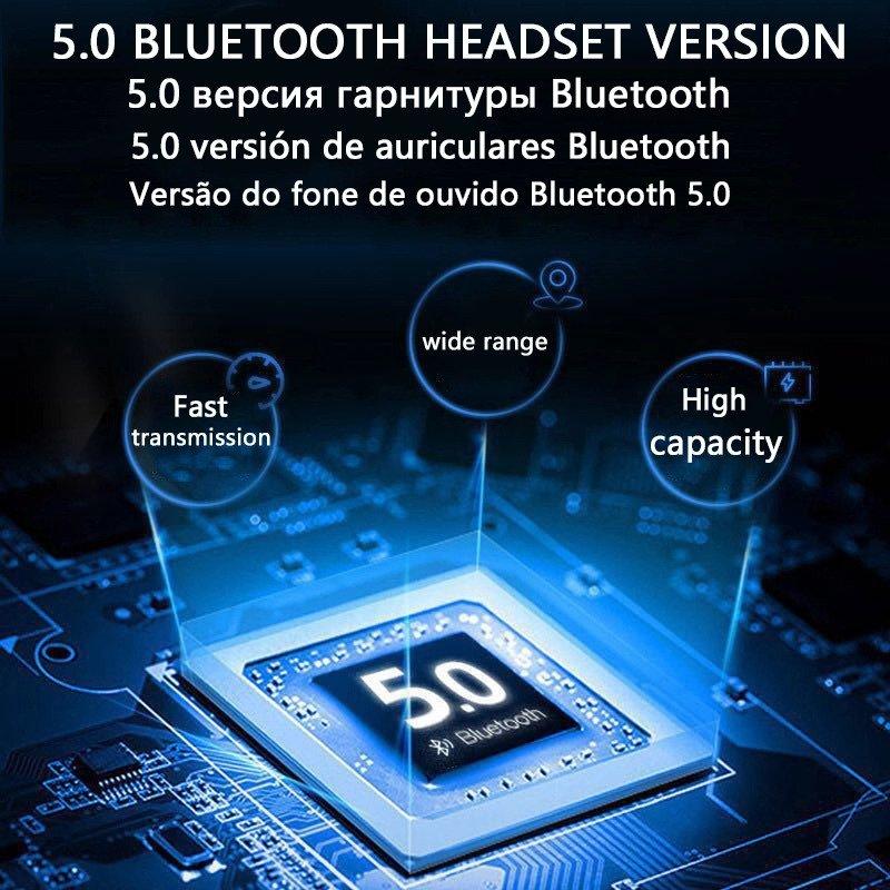P47 Tai Nghe Nhét Tai Không Dây Tai Nghe Inalambicos Dành Cho IOS Android Di Động Xiaomi Sumsamg Huawei Hỗ Trợ Thẻ SD Bluetooth