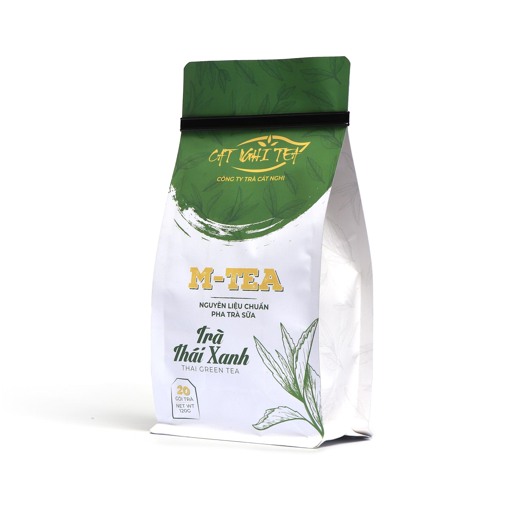 Trà Thái Xanh túi lọc – Nguyên liệu pha trà sữa và trà trái cây