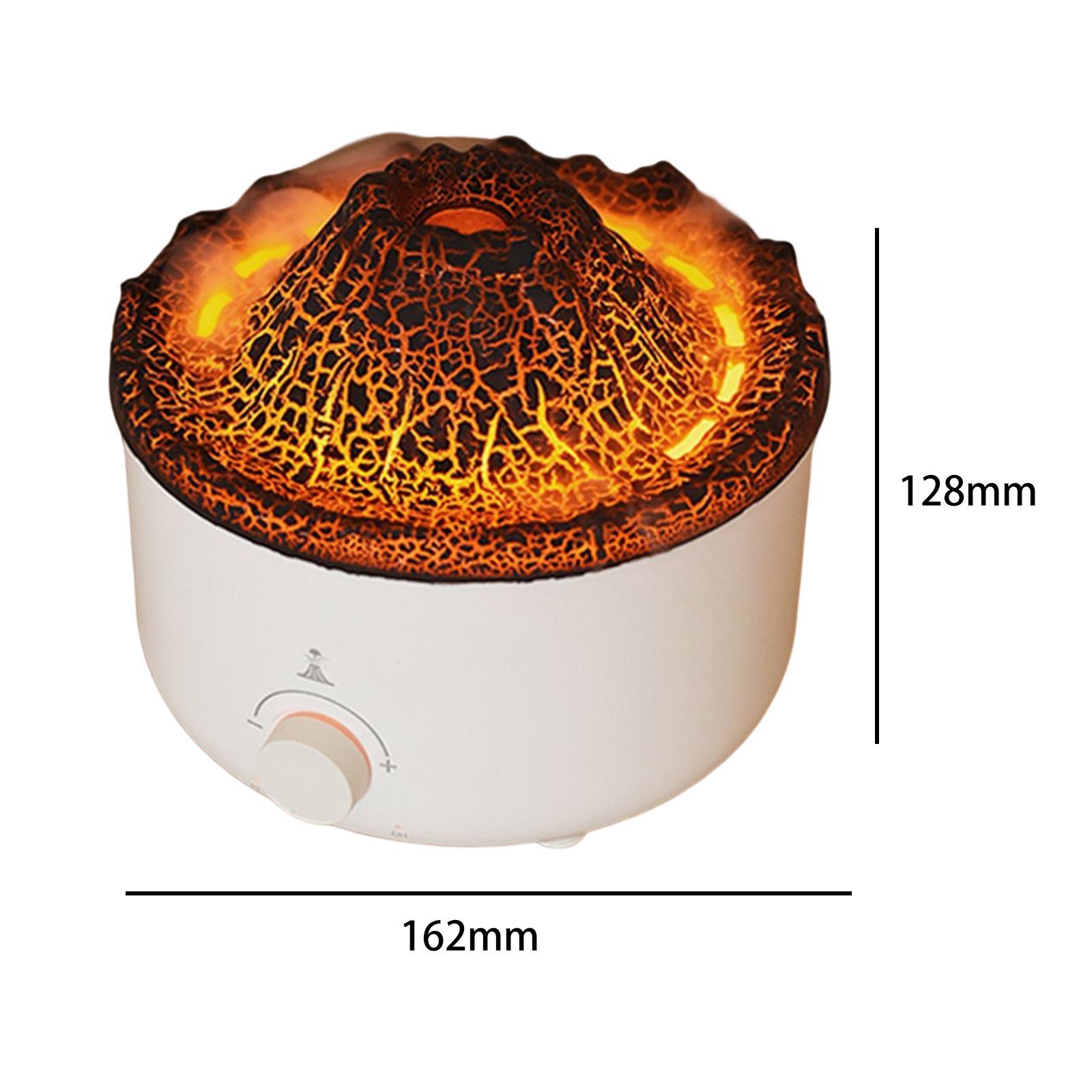 Air Humidifier Fragrance with Flame Lamp Essential Diffuser for Car Nursery