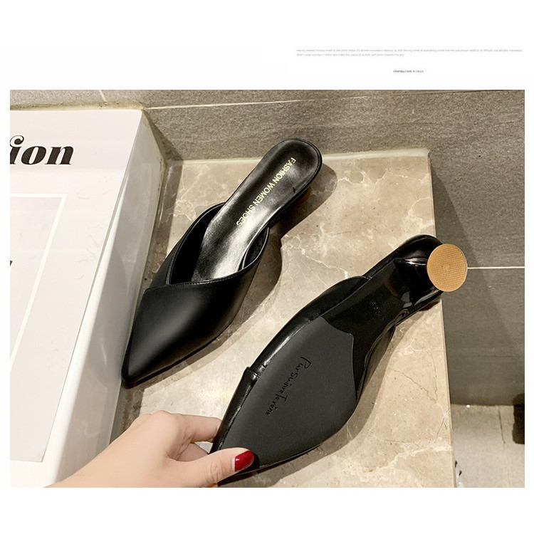 Sục cao gót bít mũi, kiểu dáng tôn chân, sang chảnh ModelM5