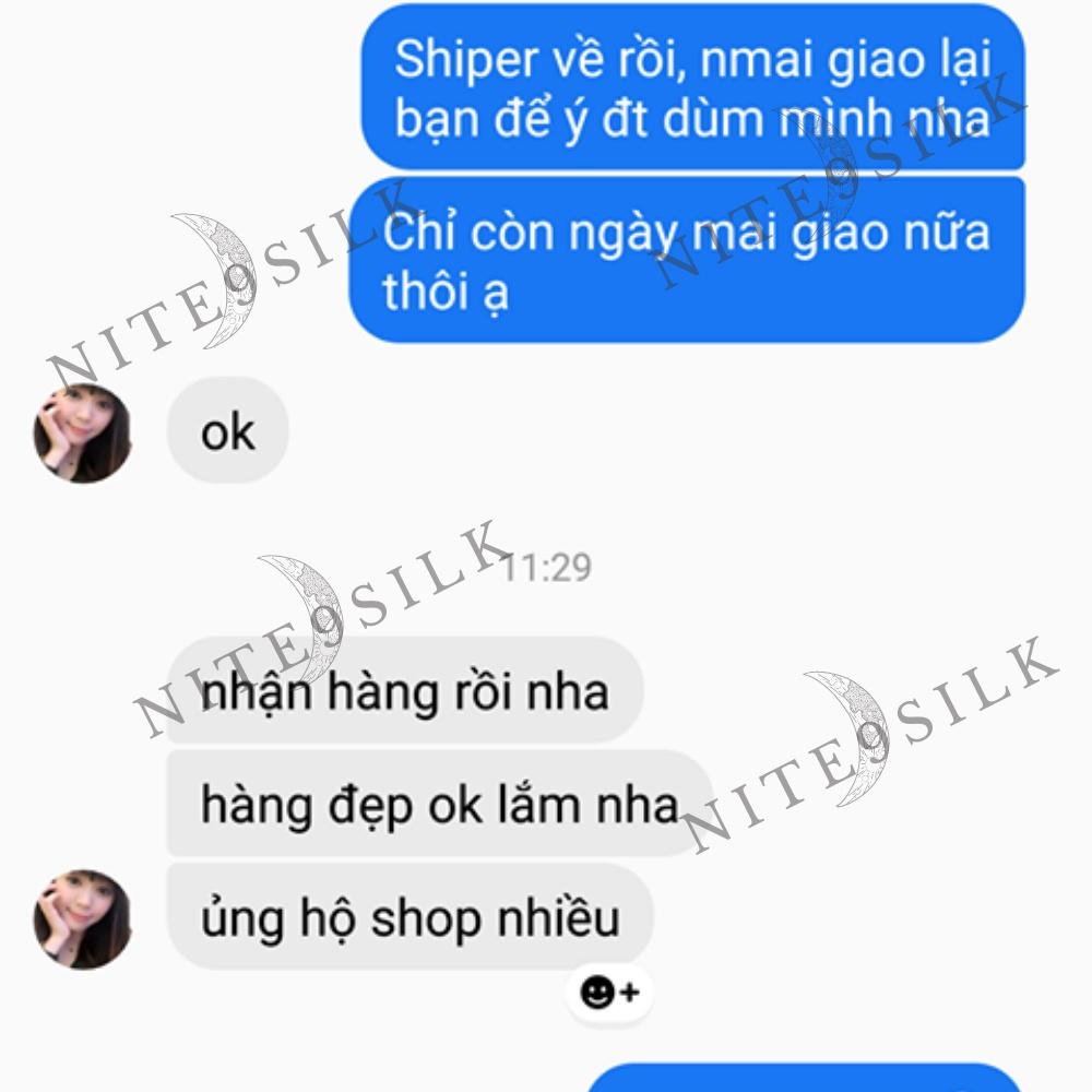 Chăn Giường Lụa Sang Trọng - Bộ Chăn Ga Gối Lụa Mềm Mại Cải Thiện Giấc Ngủ Màu Xanh Da Trời - Nite9 Silk