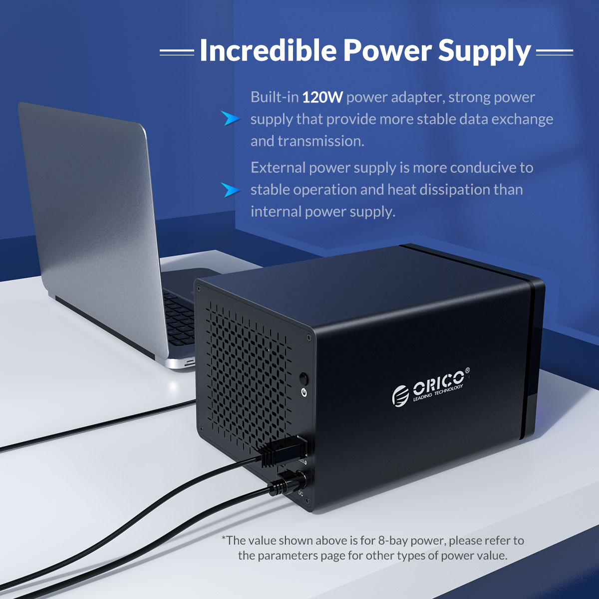 Hộp Ổ Cứng Orico NS500U3 3.5" 5 khe cắm SATA 3 USB 3.0 Type B - Hàng Chính Hãng