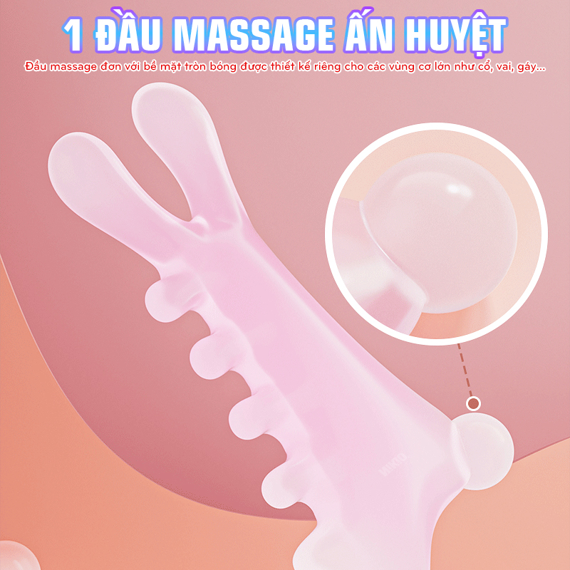Dụng cụ massage chải cơ, ấn huyệt đa năng Nikio NK-03C3 – giải pháp thư giãn và làm đẹp toàn diện