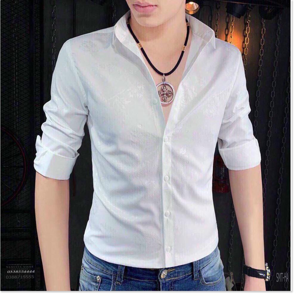 ÁO SƠ MI NAM TAY DÀI , CỰC CHẤT HỌA TIẾT BAO ĐẸP DÀNH CHO GIỚI TRẺ KHÁNH AN STORE