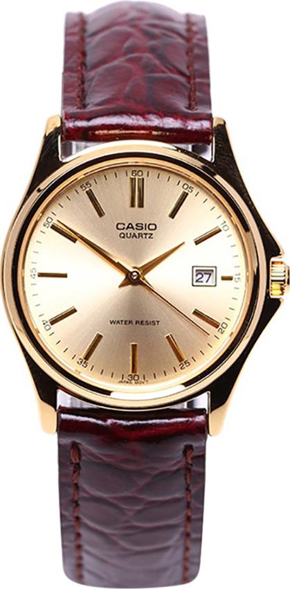 Đồng Hồ Nữ Dây Da Casio LTP-1183Q-9ADF (26mm) - Đỏ Rượu