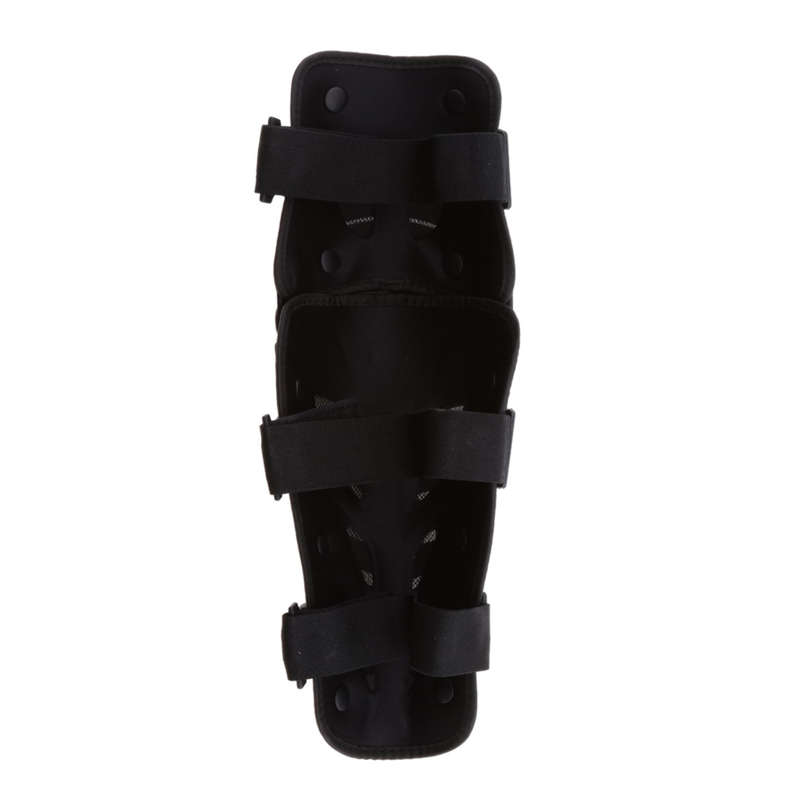Motorcycle Motocross Racing Knee Shin Guards Pads  Protector Gear Black