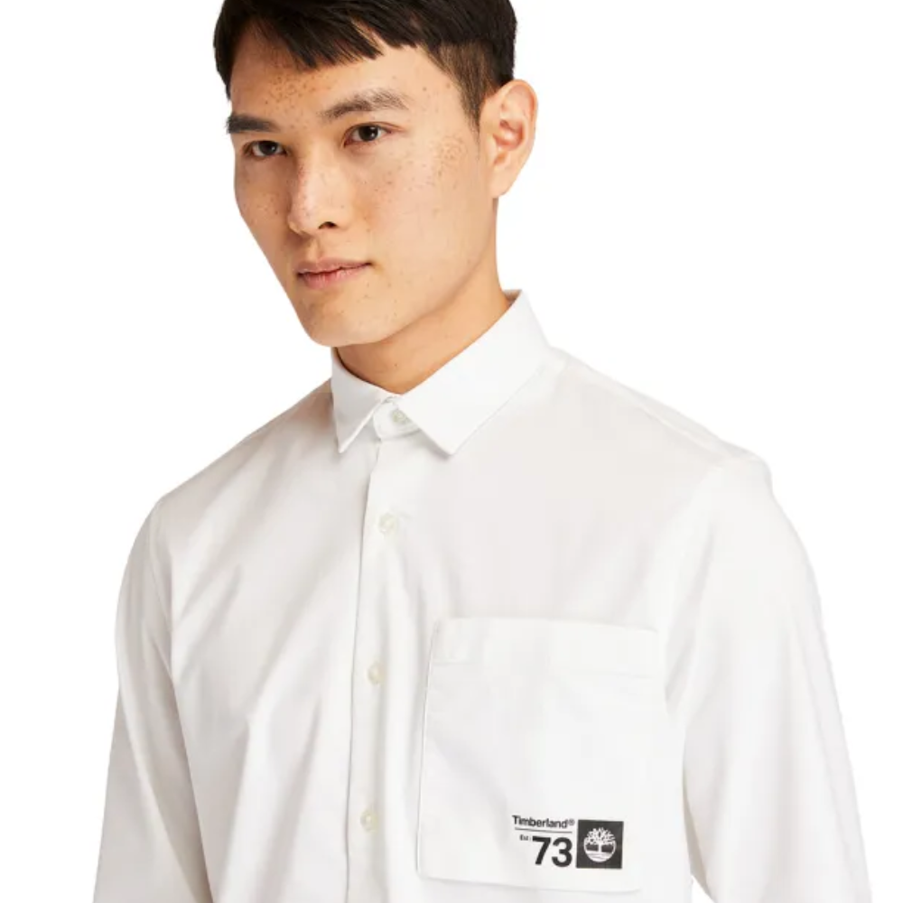 [NEW] Original Timberland Áo Sơ Mi Nam Outlast M&amp;Match Shirt In White TB0A2G6M