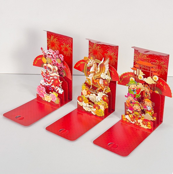 SET 6 BAO LÌ XÌ 3D CAO CẤP 2026 – MS001