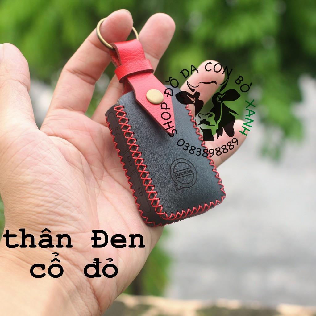 Bao da dành cho Chìa Khóa Volvo XC90, XC60, XC40, V90, S90, S60 handmade da thật 002