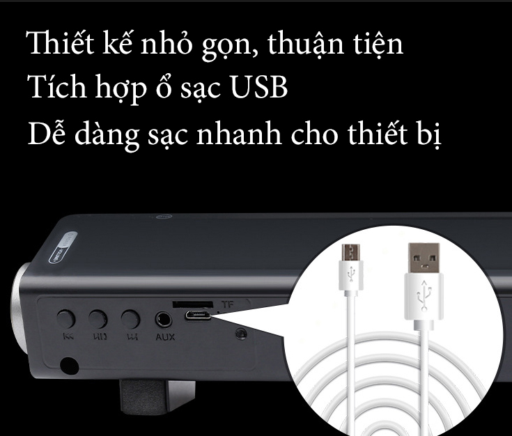 Loa Tivi kết nối Bluetooth 4.0 Soundbar LP-08