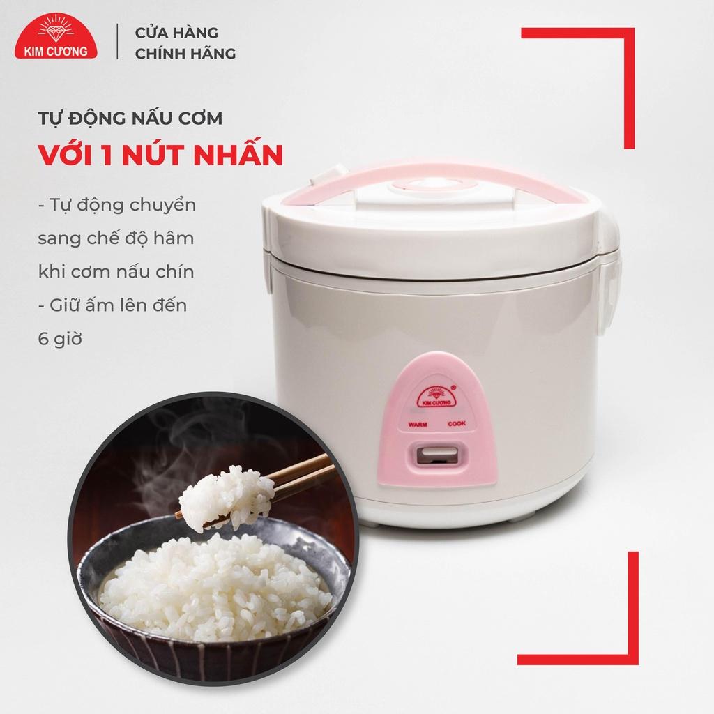 Nồi Cơm Điện Kim Cương 1.8 Lít Nắp Gài - Hàng Chính Hãng