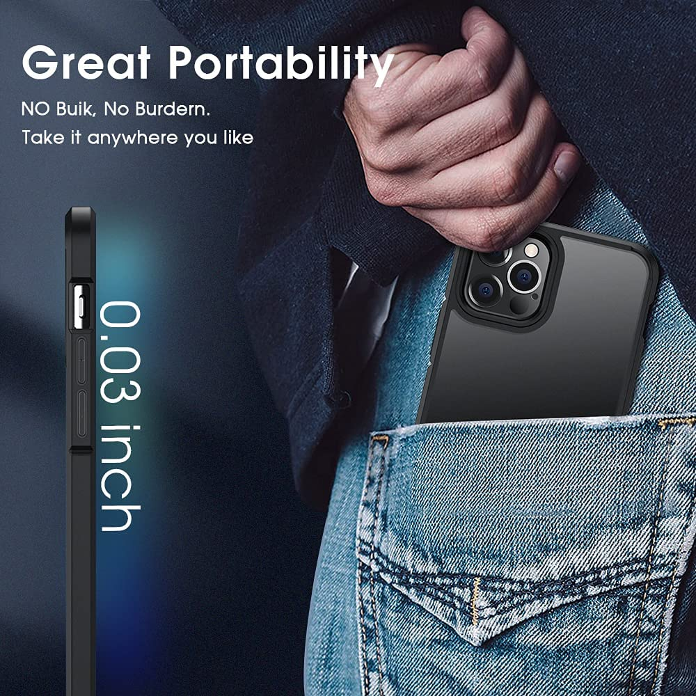 Ốp lưng nhám chống sốc viền silicon cho iPhone 14 Pro hiệu X-Level Frosted Sand Case mặt lưng nhám mờ, gờ bảo vệ Camera - hàng nhập khẩu