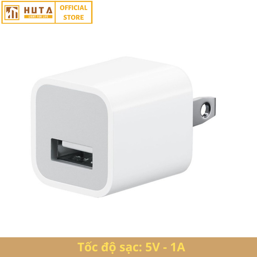 Củ Sạc 5V - 1A Cổng Sạc USB Chuyên Dùng Cho Đèn Ngủ HUTA