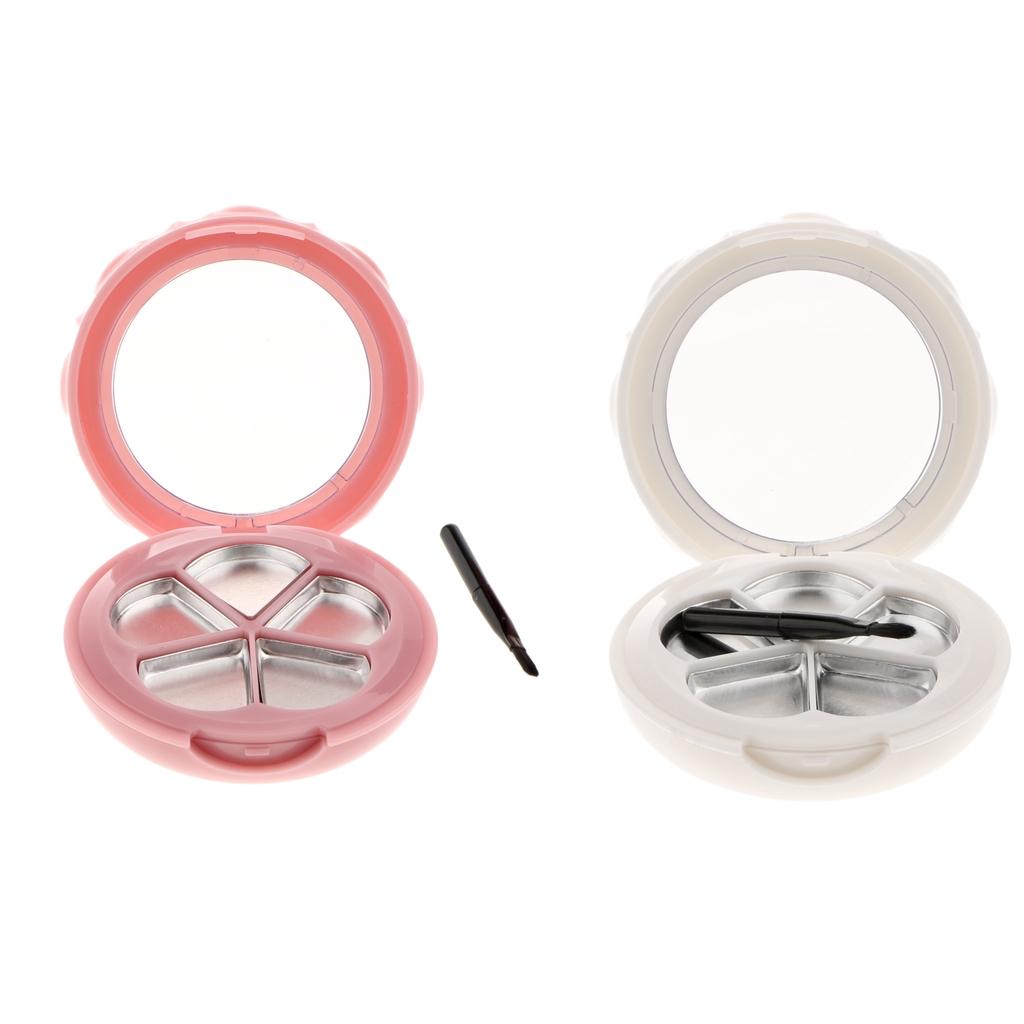 Phấn Mắt Makeup Palette Powder Phấn Mắt Blush Lip Gloss DIY Case