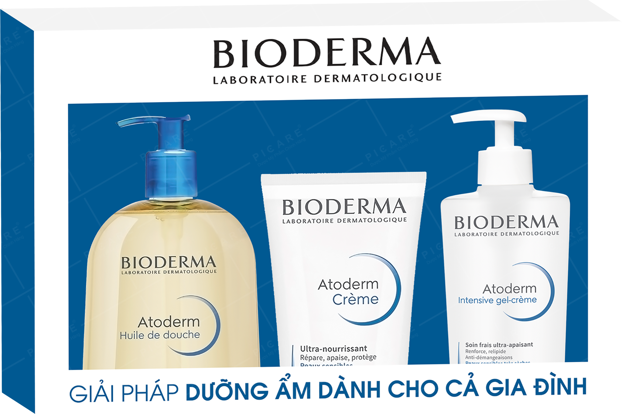 Bộ Qùa Tặng Chăm Sóc Da Cơ Địa Bioderma Atoderm Mini