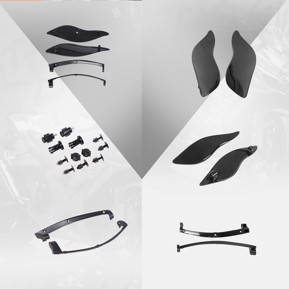 Motorcycle Side Winglets Air Deflectors Wing Spoiler Modified Accessory