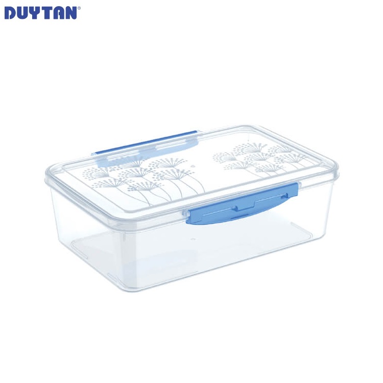 Hộp bông lớn nhựa Duy Tân Matsu 2600ml - 05820 - Giao màu ngẫu nhiên - Hàng chính hãng