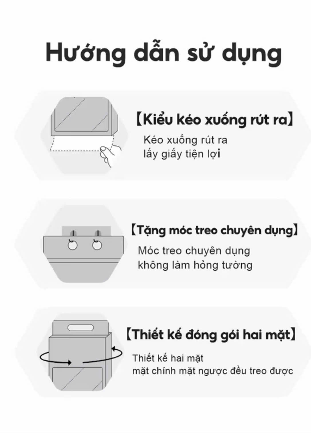 (Combo 9 Bịch) Khăn Giấy Đa Năng KIMONO Treo Tường Dạng Rút 1000 Tờ [TẶNG KÈM MÓC, 3 MÀU ] Làm Sạch Làm Sạch