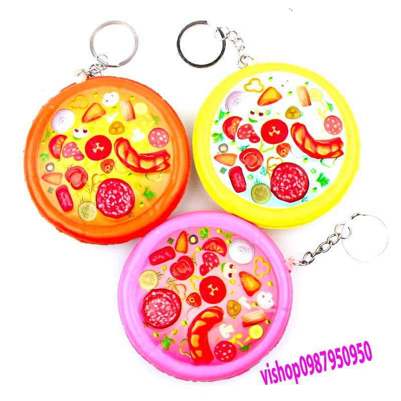 SQUISHY MÓC KHÓA BÁNH PIZATRON