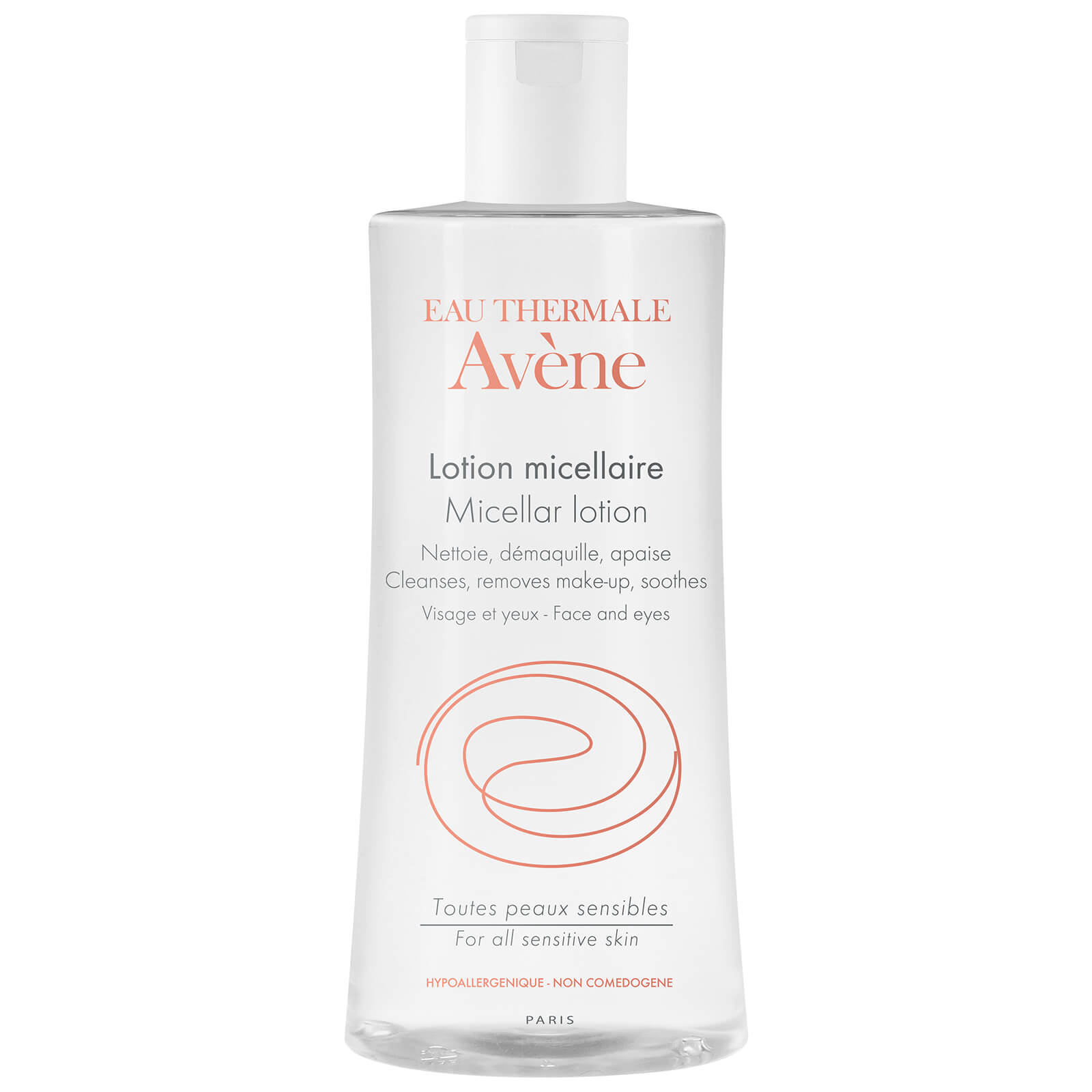 Combo Nước Tẩy Trang Dưỡng Ẩm Da Avene Micellar Lotion 500ml tặng kèm băng đô mèo xinh xắn màu sắc ngẫu nhiên