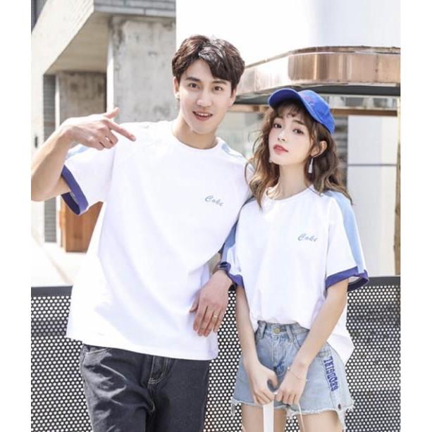 Áo thun form rộng Coke viền tay Oversize