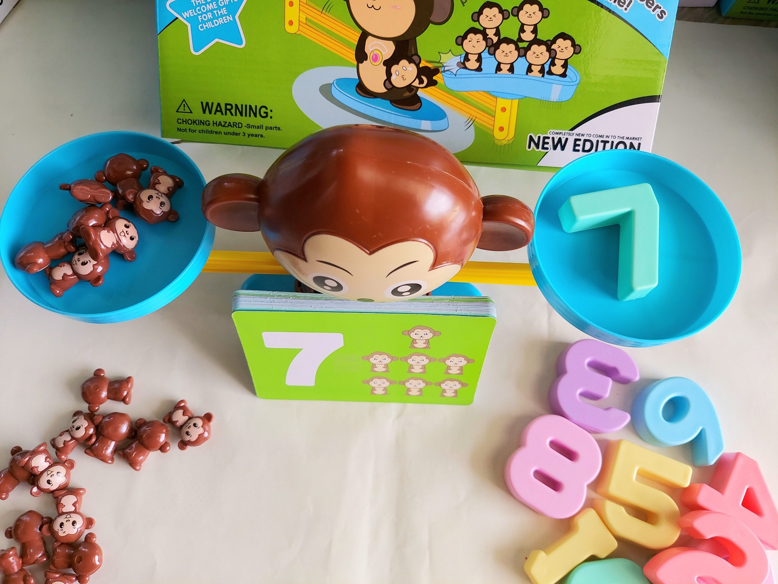 Đồ Chơi Montessori- Đồ Chơi Giáo Dục Thông Minh- Ếch/ Khỉ Cân Bằng Trọng Lượng Hỗ Trợ Trẻ Học Toán Và Phép Tính- Có kèm học liệu toán thông minh.