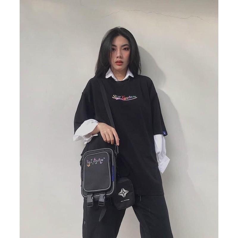 Túi đeo chéo thời trang cho nam và nữ kiểu mới chữ KILL SYTEM style KITI SHOP KT002