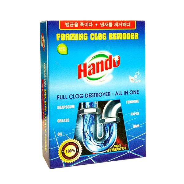 Bộ 8 Gói bột thông cống Hando 100g xuất khẩu cực mạnh - an toàn cho đường ống