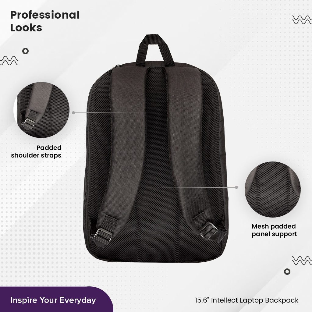 Balo laptop Targus 15.6&quot; TBB565 bộ sưu tập Intellect- Hàng Chính Hãng