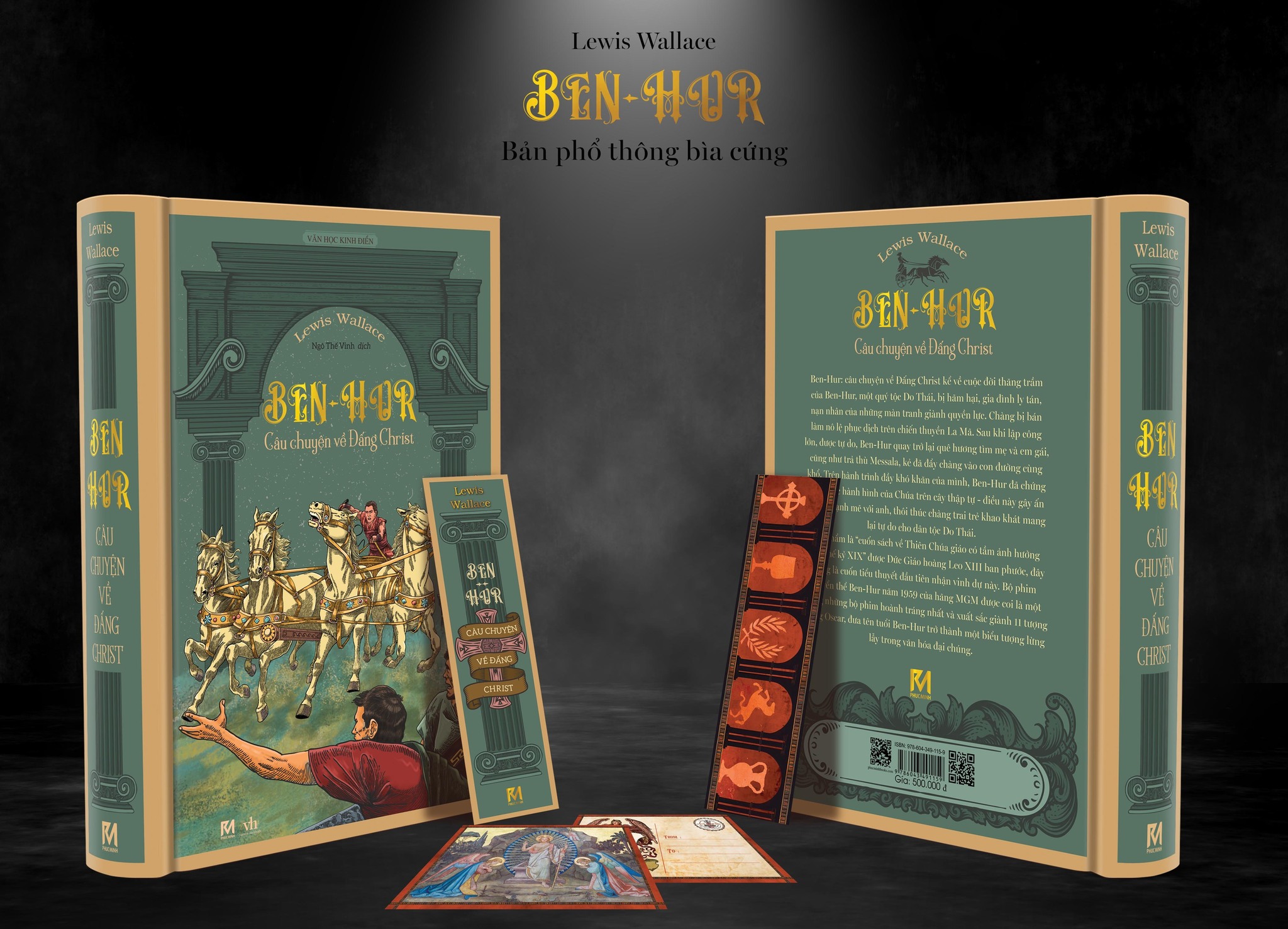 Văn Học Kinh Điển - Ben - Hur Câu Chuyện Về Đấng Christ - Bản Bìa Cứng - Màu Xanh