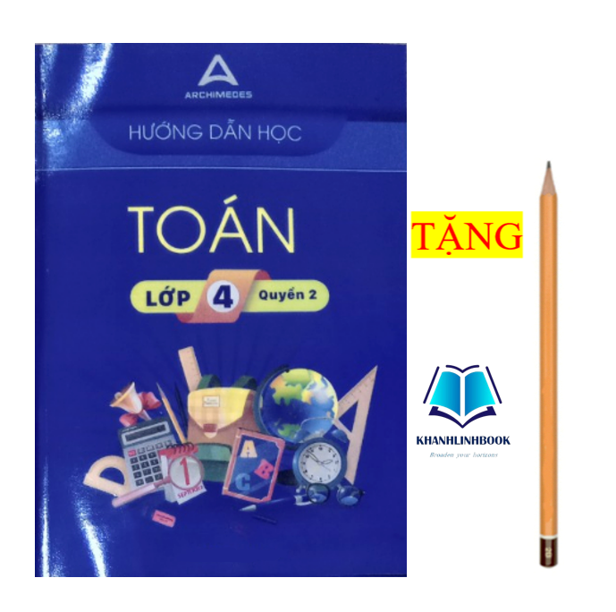 Sách - Hướng dẫn học Toán lớp 4 - quyển 2 ( mới nhất )