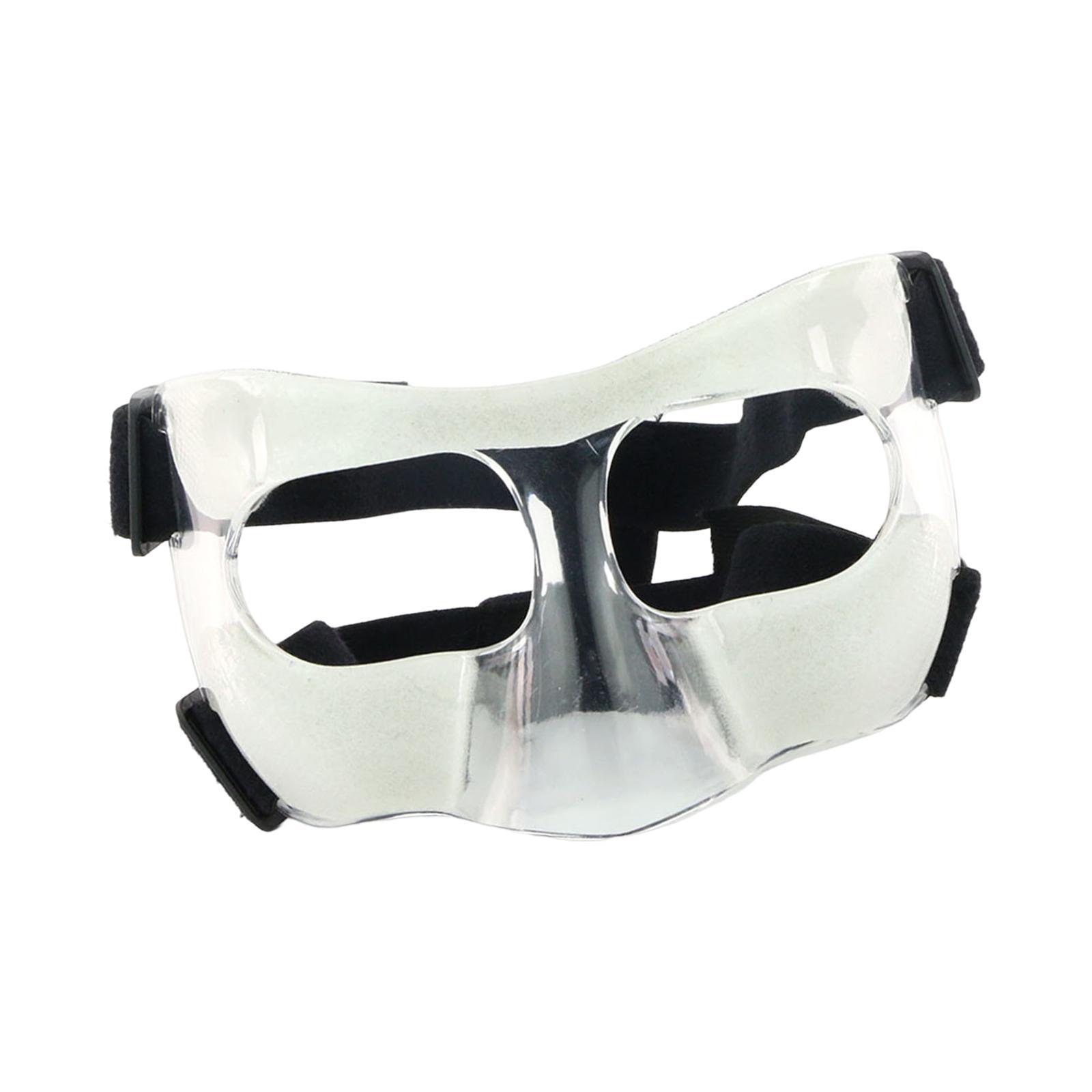 Basketball  Nose Guard , Lightweight Face Guard for Broken Nose, Durable Shatterproof Sport  Protective Face Cover