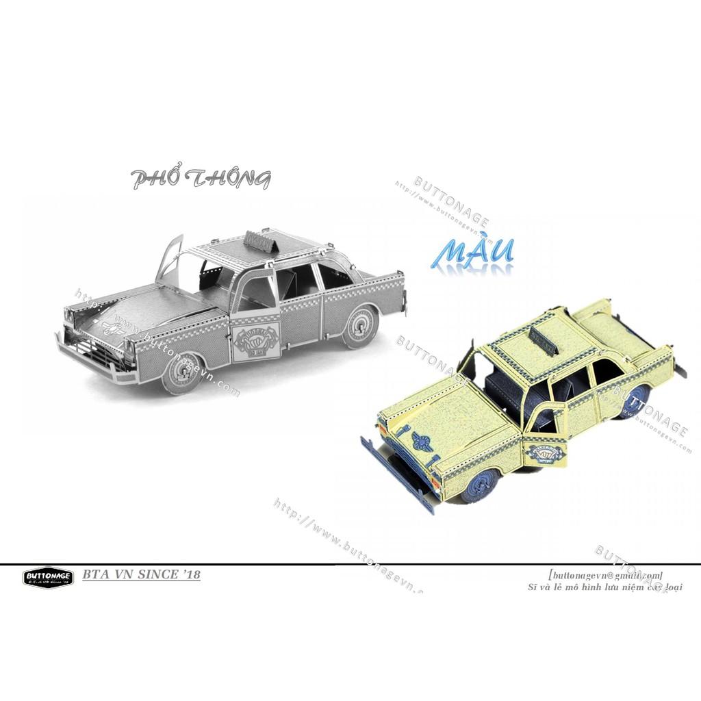 Mô Hình Lắp Ráp 3d Xe Taxi Thành Phố NewYork