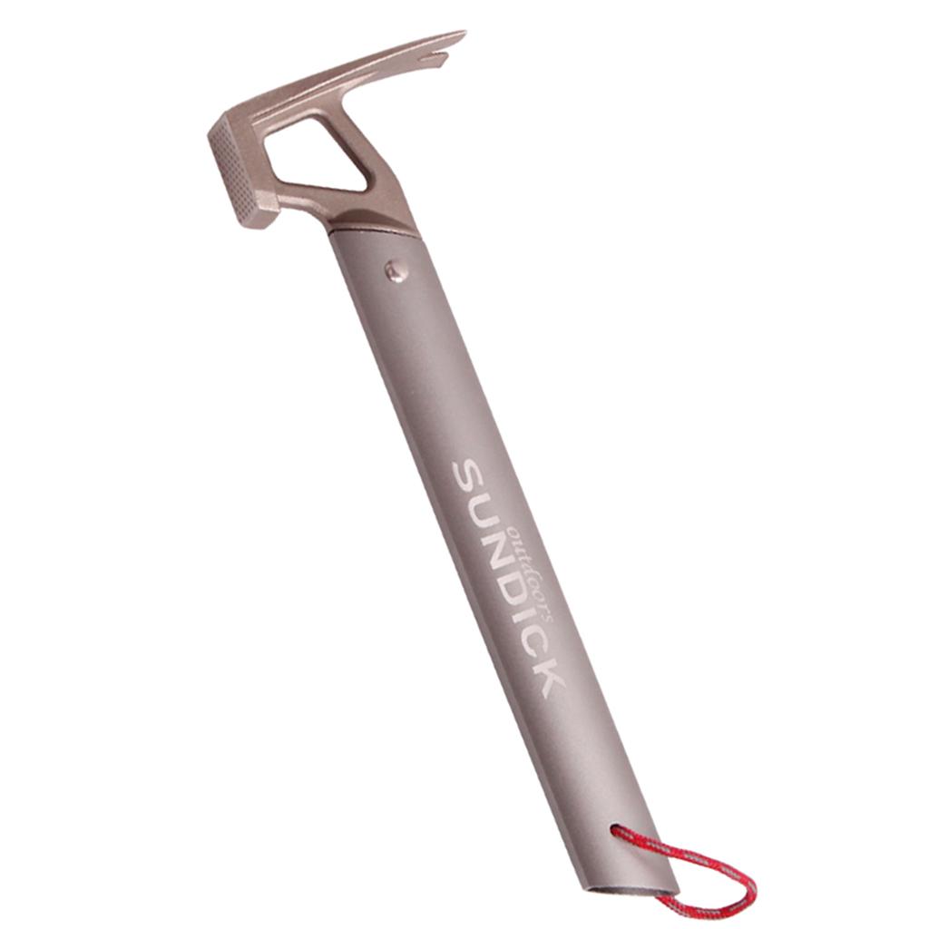 Cắm Trại Ngoài Trời đi Bộ đường Dài Lều Búa Stake Tẩy Móng Tay Kéo