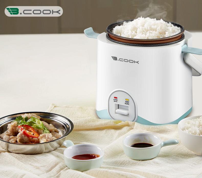 Nồi nấu cháo trẻ em siêu tốc - Nồi cơm điện mini - Hộp cơm văn phòng BCook - Hàng chính hãng