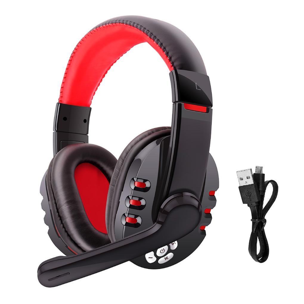 V8-1 Tai Nghe V5.0 Bluetooth Tai Nghe Stereo Không Dây Tai Nghe Chụp Tai Có Micro Cho Máy Tính, Laptop Cho Samsung Xiaomi
