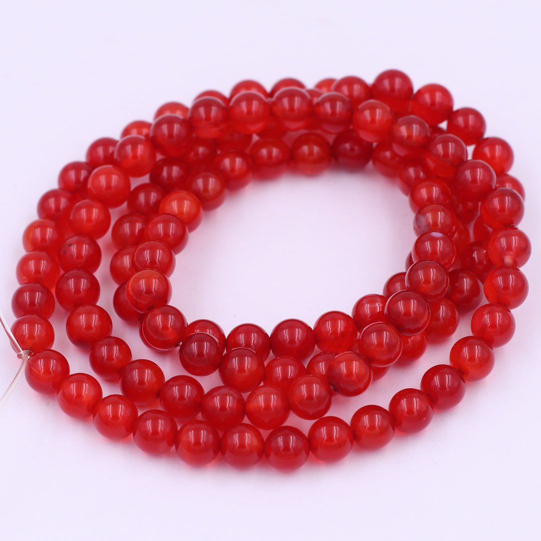 Vòng chuỗi 108 hạt Đá Thạch Anh - Chuỗi đá Phong thủy Size 6mm, 8mm - Hợp mệnh Hỏa, mệnh Thổ