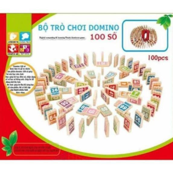 BỘ DOMINO 100 SỐ HỌC KÈM TOÁN, TIẾNG ANH