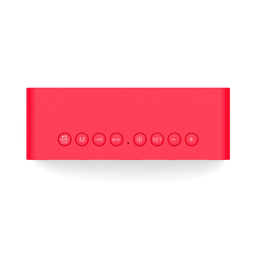 Loa Bluetooth Mặt Gương Kiêm Đồng Hồ Báo Thức BT506 V5.0 - Có Khe Cắm Thẻ Nhớ