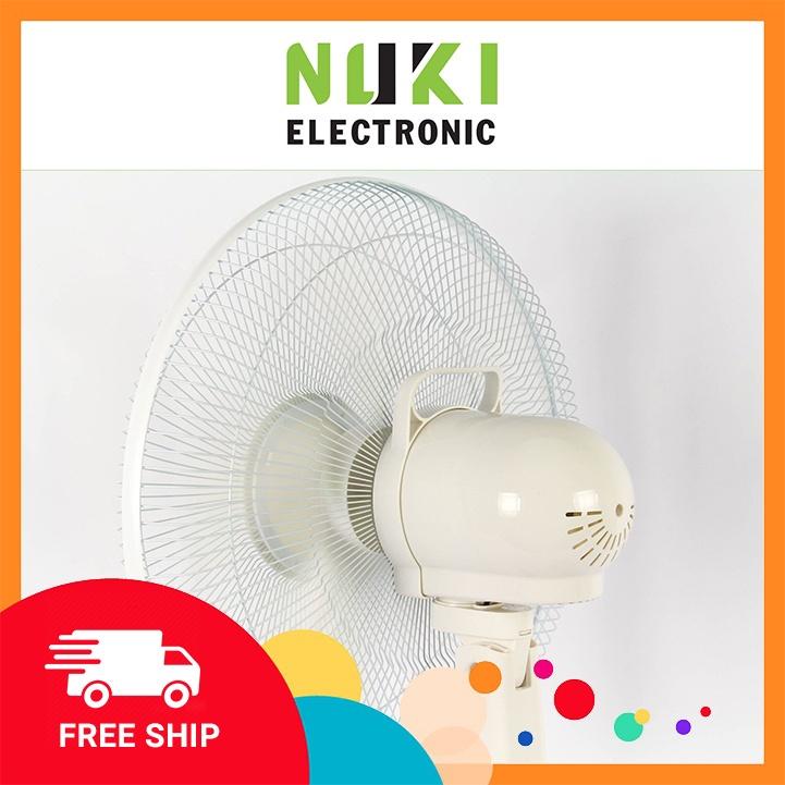 quạt năng lượng mặt trời - quạt tích điện to- quạt sạc - có đèn led nuki 316