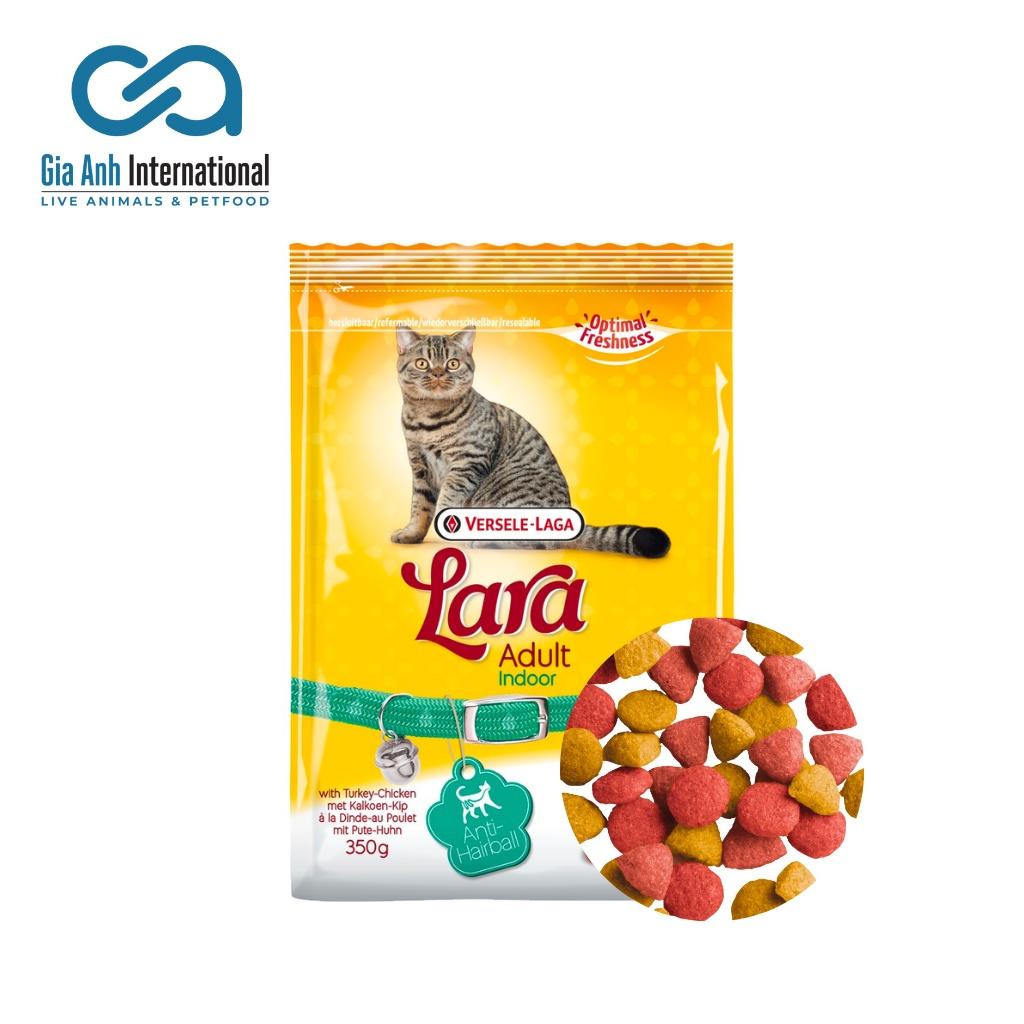 Thức ăn Cho Mèo Trưởng Thành Dạng Hạt Vị Thịt Gà Tây - Versele-Laga Lara Adult Indoor Giúp Lợi Tiêu Hoá Gói 350g