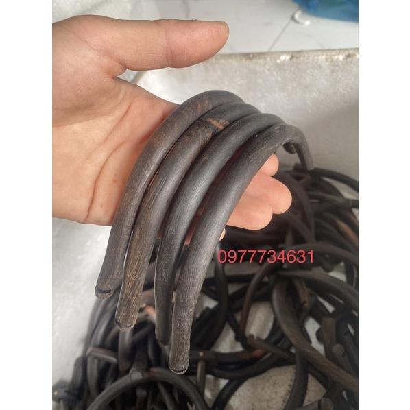 Combo 2 chiếc cầu góc gỗ mun đen , hàng kỹ phụ kiện lồng chim chào mào cao cấp