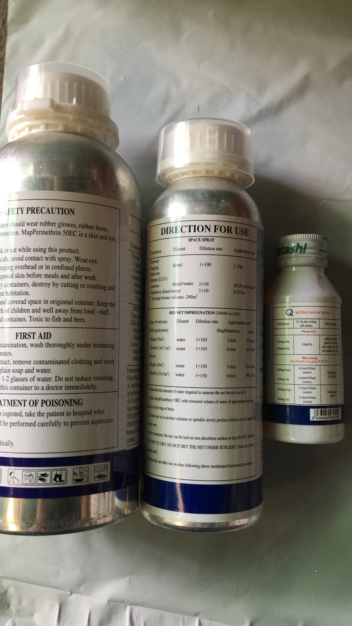 Chế phẩm diệt côn trùng diệt muỗi Permethrin