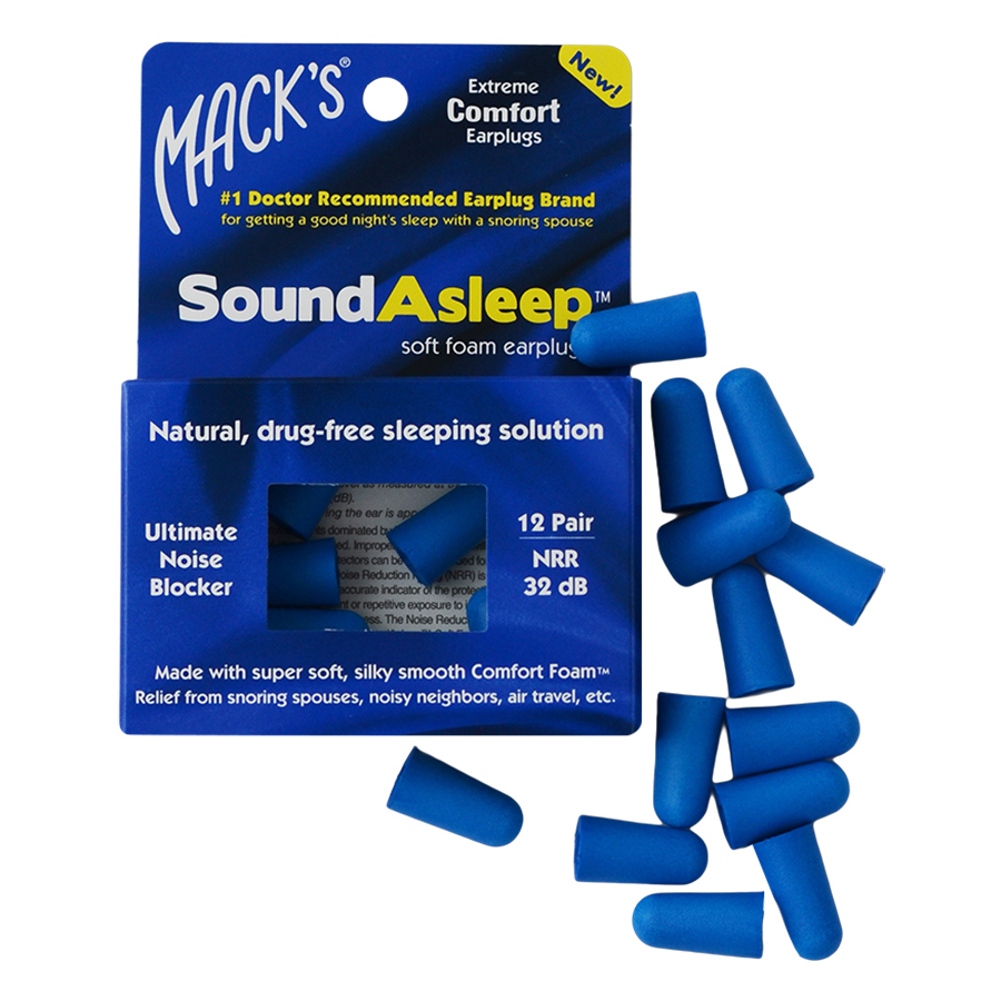 Hộp 12 Đôi Nút Bị Tai Sound Asleep® Ngủ Ngon Mack's #2140-TC