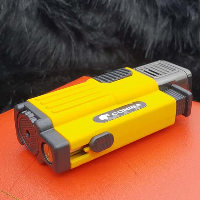 Vỏ Hột Quẹt Bật Lửa Khò 3 Tia  COB 115 Thiết Kế Đẹp Độc Lạ Lửa Khò Mạnh Mẽ - Dùng Gas Cao Cấp