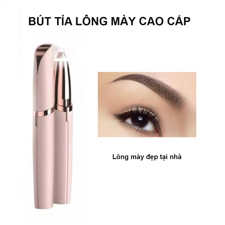 Bút cạo tỉa lông mày Hàng chính hãng/nhập khẩu Flawless Brows, máy tỉa chân mày, tỉa ria mép phù hợp nam và nữ, nhỏ gọn tiện lợi