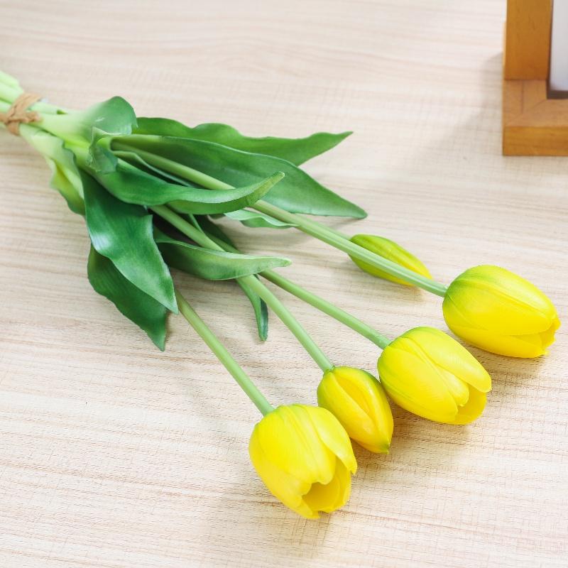 Bó Hoa Tulip Nhân Tạo Trang Trí Tiệc Cưới