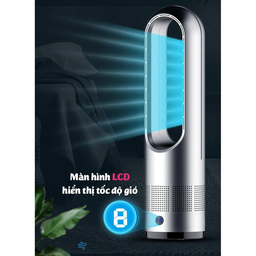 Quạt không cánh kiêm lọc không khí ️ PURE COOL UML-018 màn hình LCD hiển thị tốc độ gió- Quạt bàn sang trọng